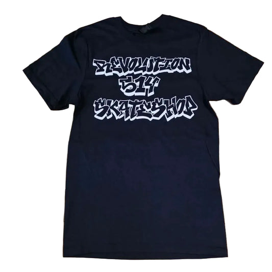 Revolution 514 T-Shirt Skateshop Graffiti - Marine