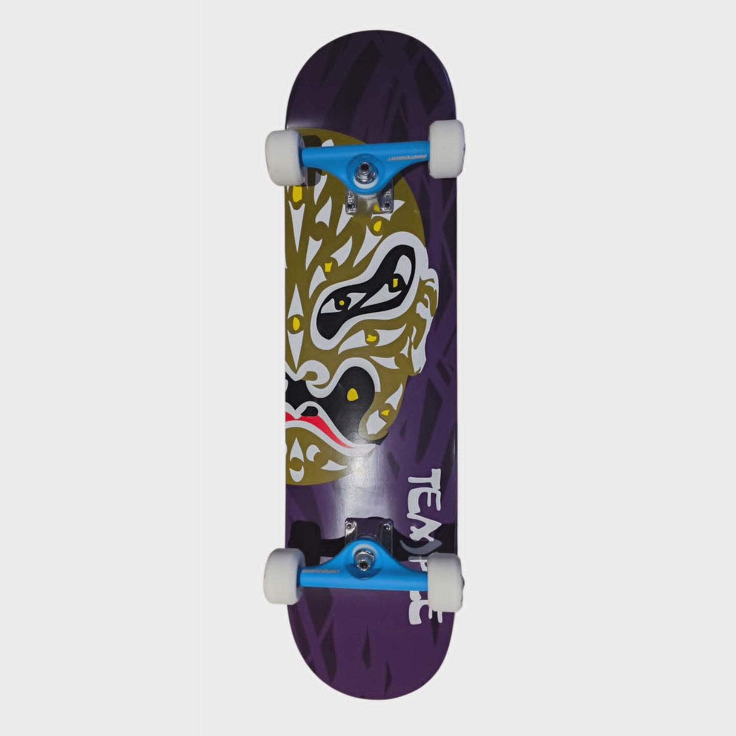 Temple Purple Complete Skateboard 53mm 99a - 8.0"