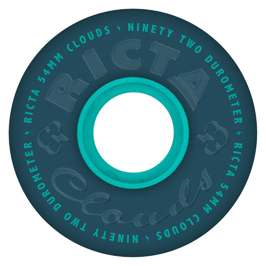 54mm 92a Ricta Wheels Clouds Navy
