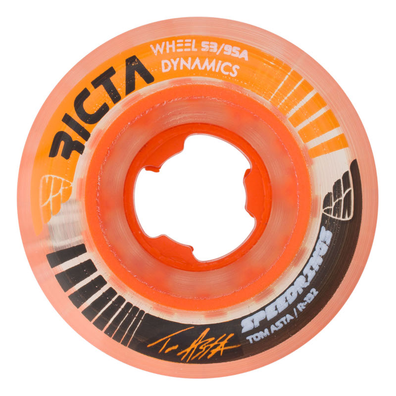 53mm 95a Ricta Wheels Crystal Cores Asta Speedrings