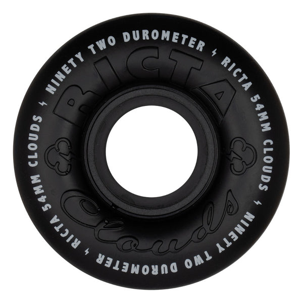 54mm 92a Ricta Wheels Clouds Black