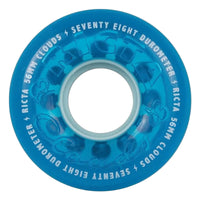 56mm 78a Ricta Wheels Clouds Clear Blue