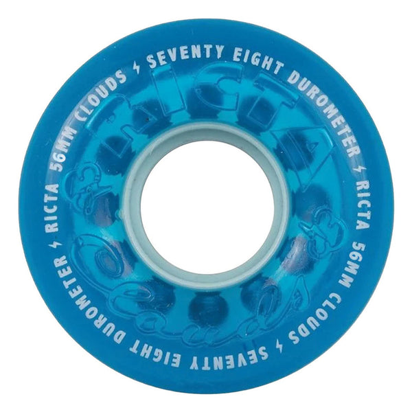 56mm 78a Ricta Wheels Clouds Clear Blue