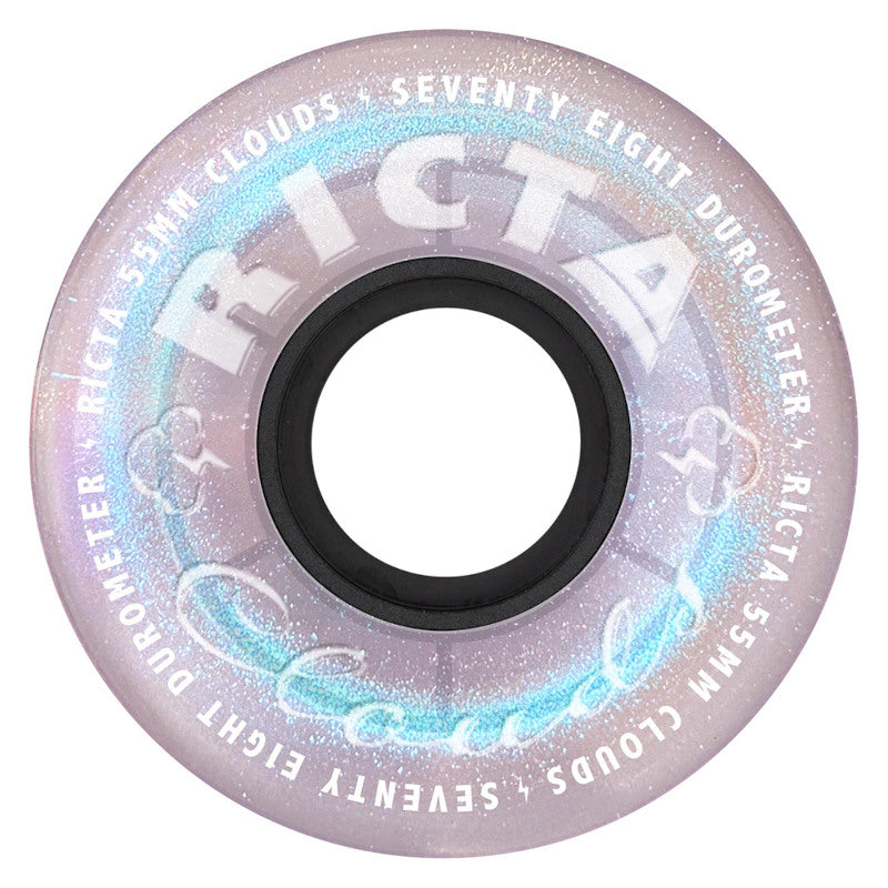 55mm 78a Ricta Wheels Clouds Rose Iridescent