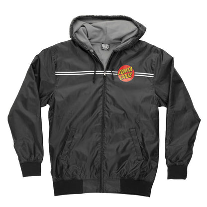 Santa Cruz Jacket Hooded Classic Dot - Noir