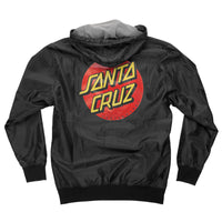 Santa Cruz Jacket Hooded Classic Dot - Black