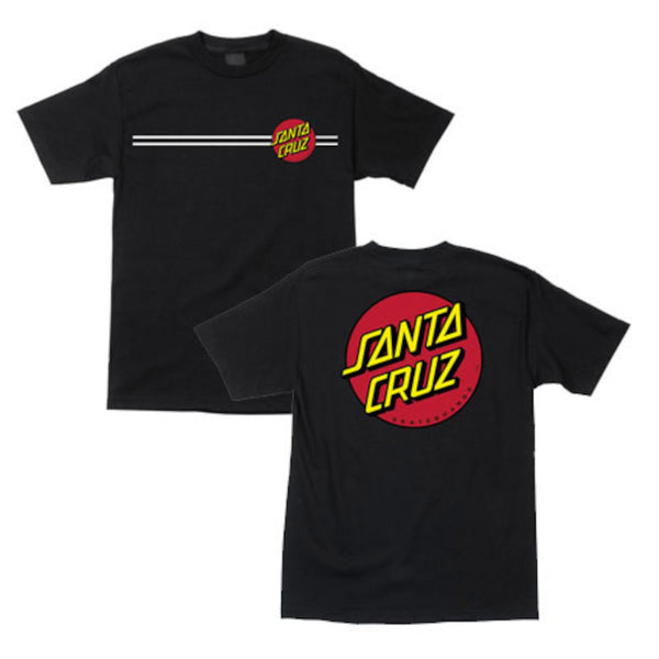 Santa Cruz T-Shirt Classic Dot - Black