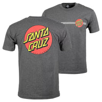 Santa Cruz T-Shirt Classic Dot - Charcoal Heather