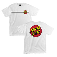 Santa Cruz T-Shirt Classic Dot - White