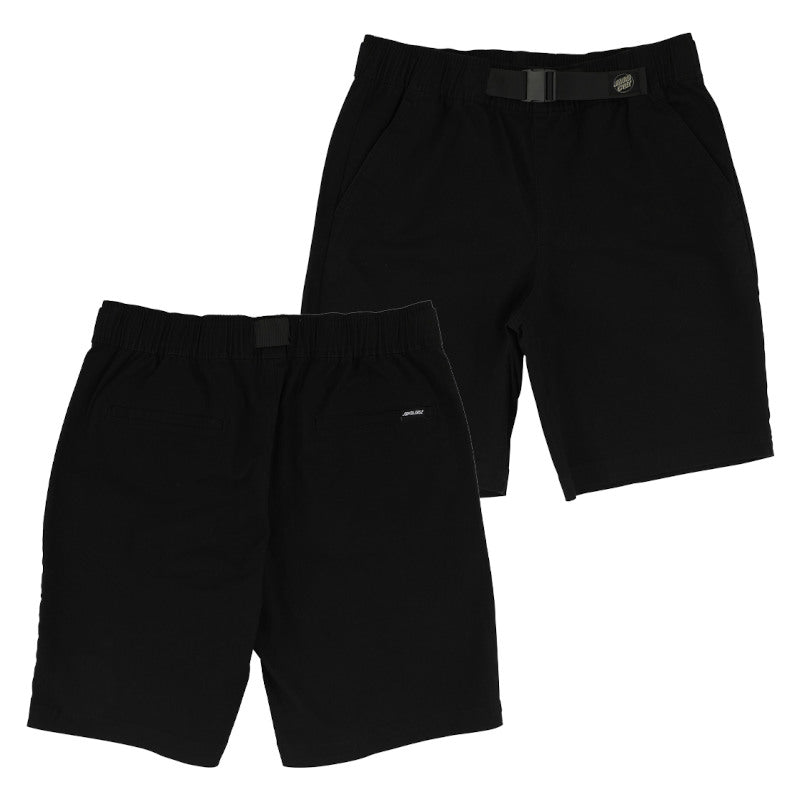 Santa Cruz Shorts Flex Elastic Waist - Black