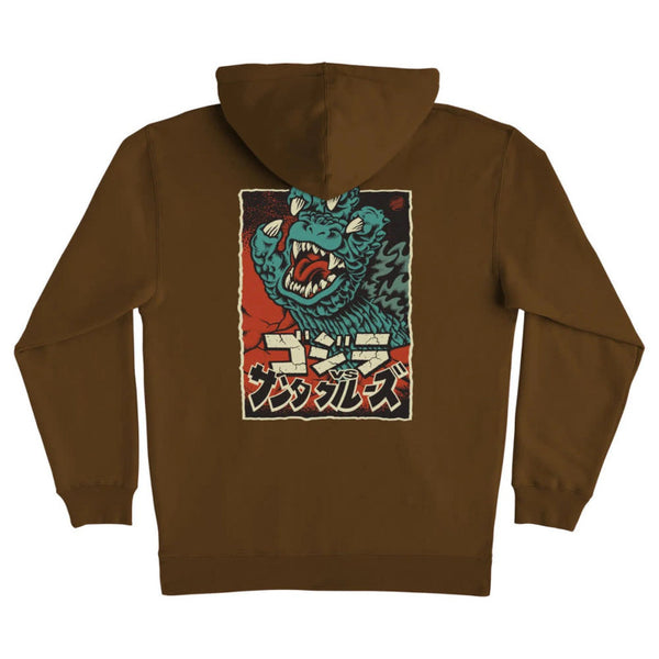 Santa Cruz Hoody Godzilla Hand - Brun