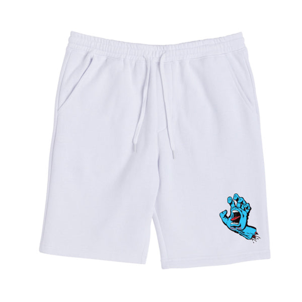 Santa Cruz Shorts Screaming Hand - White