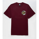 Santa Cruz T-Shirt Wave Dot - Maroon