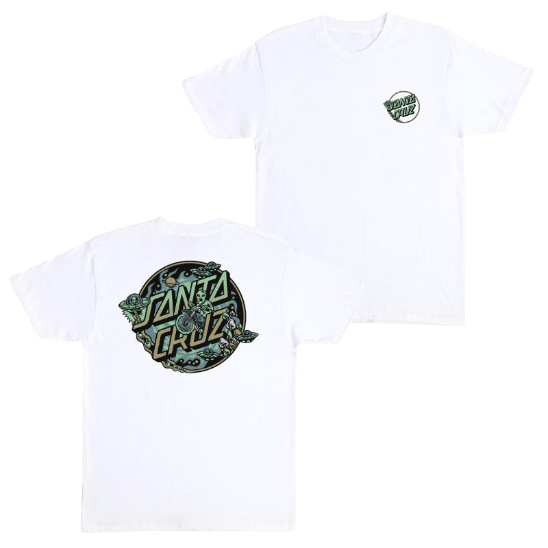 Santa Cruz T-Shirt Winkowski Dope Planet 2 Dot - White