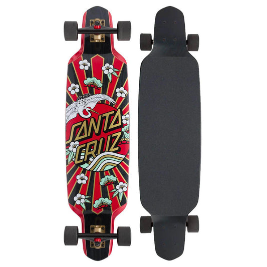 Santa Cruz Complete Crane Dot Drop-Down Longboard - 9.5"x37.5"