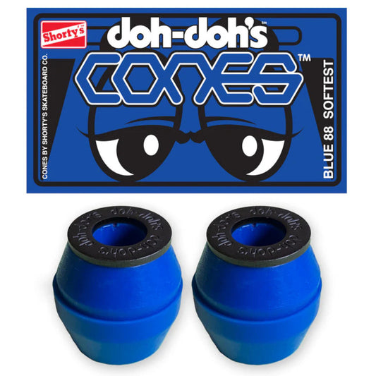 Shortys Bushings Blue Doh-Doh's Cones Softest (88a)