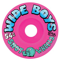 54mm 103A Snot Wheels Wide Boys - Fluo Pink