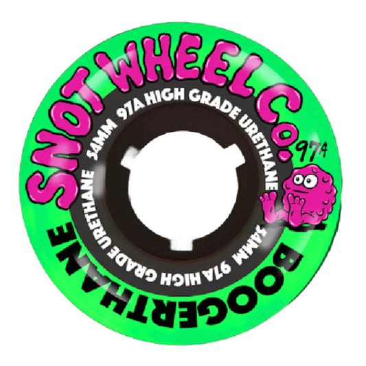 54mm 97A Snot Wheels Boogerthane Neon Vert