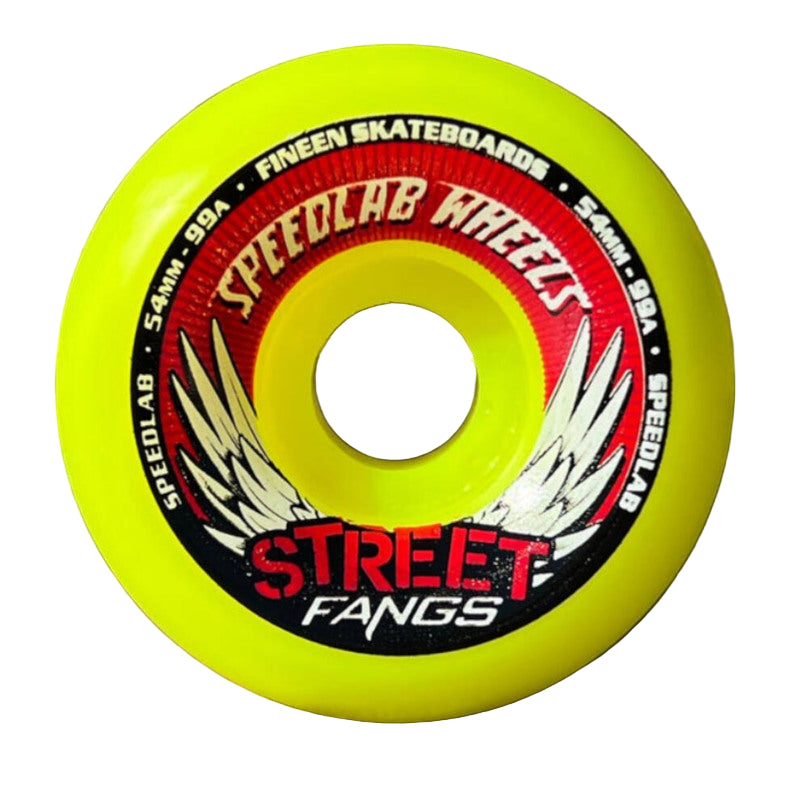 54mm 99a Speedlab Wheels Street Fangs - Jaune