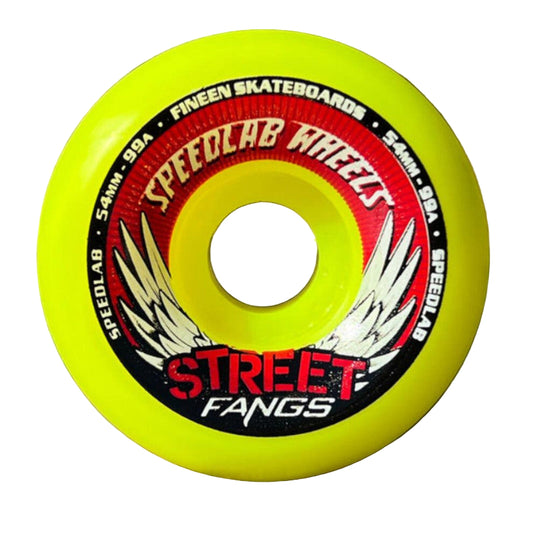 54mm 99a Speedlab Wheels Street Fangs - Jaune