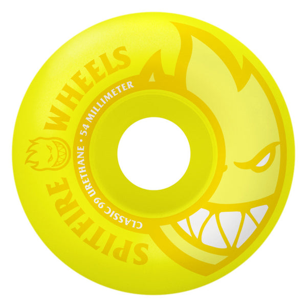 54mm 99a Spitfire Wheels Bighead - Neon Yellow
