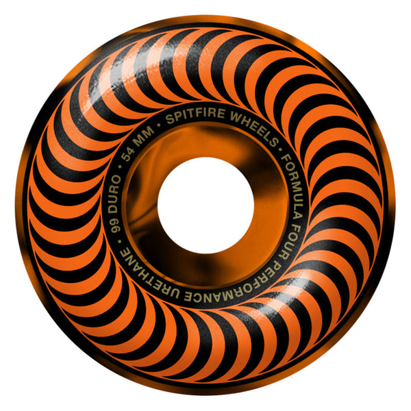 54mm 99a Spitfire Wheels Classics Noir/Orange