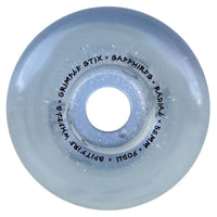 56mm 90a Spitfire Wheels Grimple Dust Sapphire Clear Black Radials