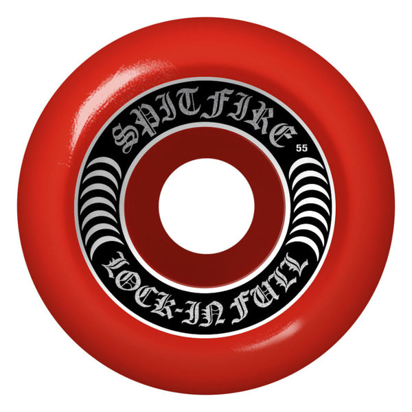 55mm 99a Spitfire Wheels Formula Four Lock Ins Full Red