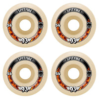 54mm 93a Spitfire Wheels Soft Sliders Radials