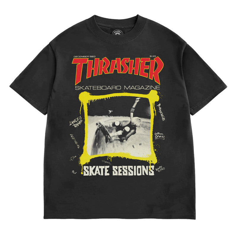 Thrasher T-Shirt December 1983 Cover - Noir