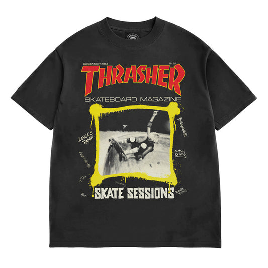 Thrasher T-Shirt December 1983 Cover - Black