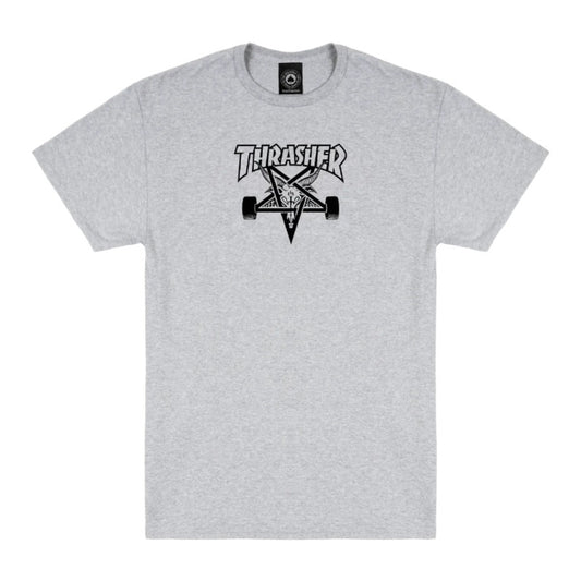 Thrasher T-Shirt Mag Logo GOAT - Heather Grey