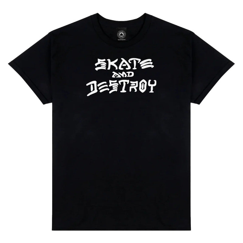 Thrasher T-Shirt  Skate And Destroy - Black