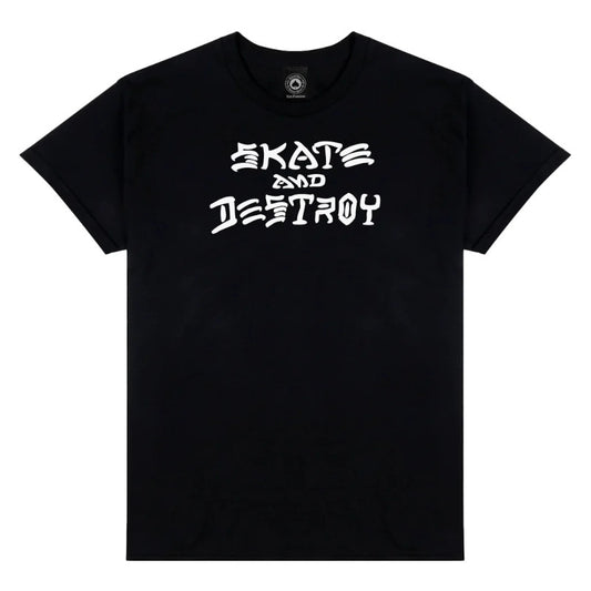 Thrasher T-Shirt  Skate And Destroy - Black