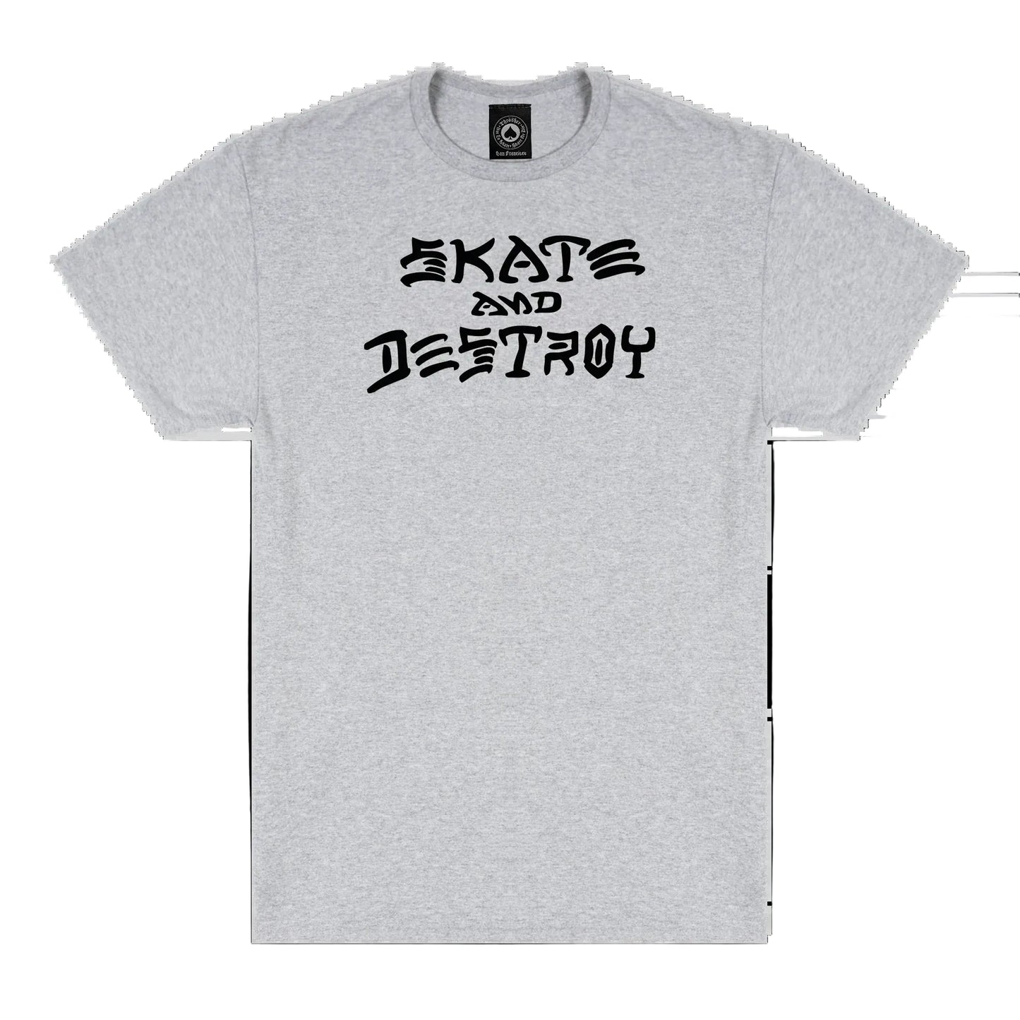Thrasher T-Shirt  Skate And Destroy - Grey