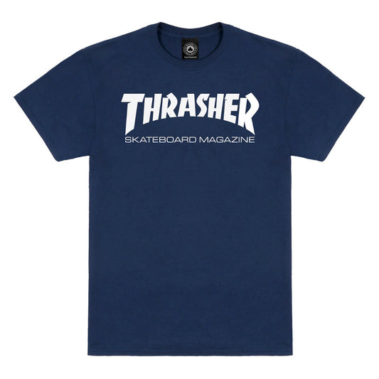 Thrasher T-Shirt  Skate Mag Logo - Navy