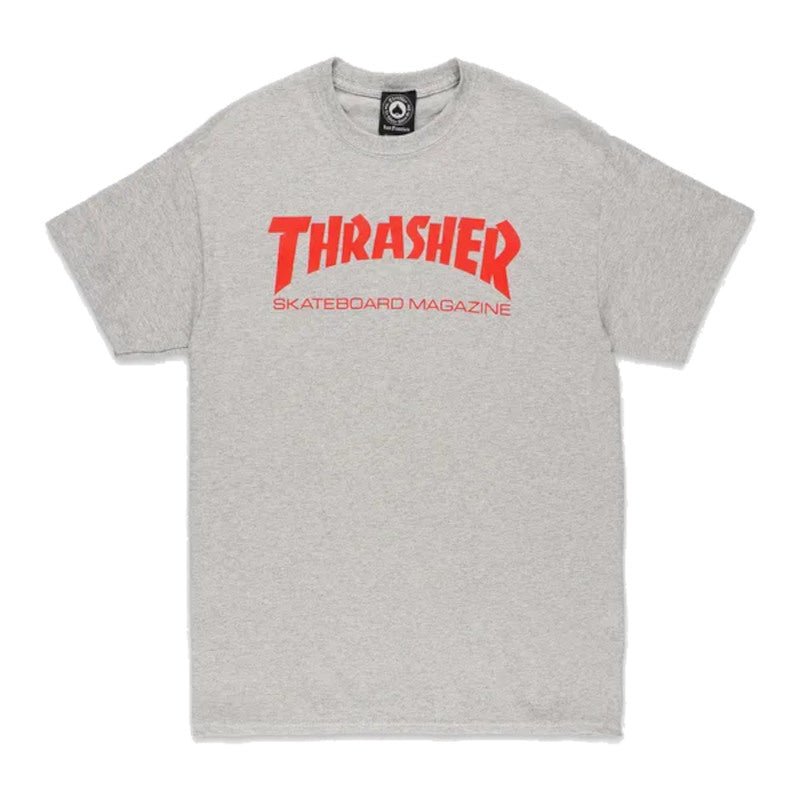 Thrasher T-Shirt  Skate Mag Logo - Heather Grey