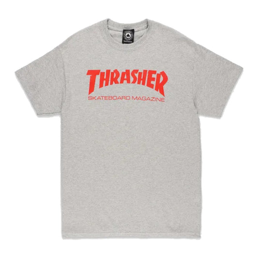 Thrasher T-Shirt  Skate Mag Logo - Heather Grey