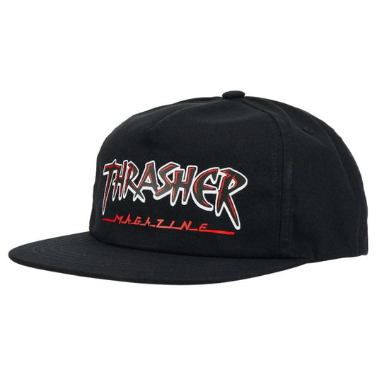 Thrasher Cap Slash (Snapback) - Noir
