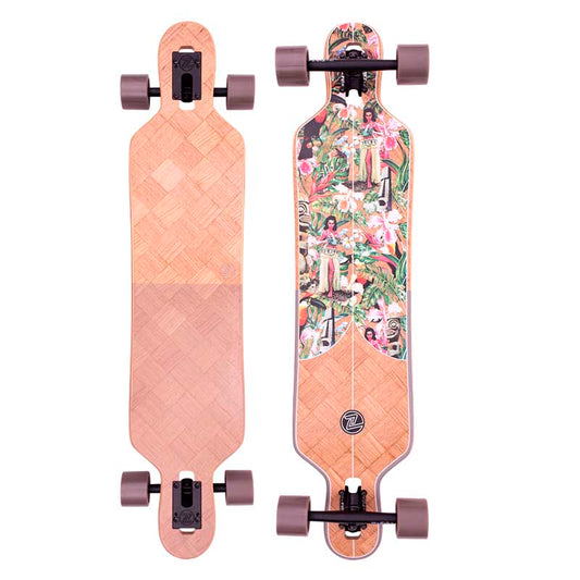 Z-Flex Complete Banana Train Drop Thru Longboard 41"