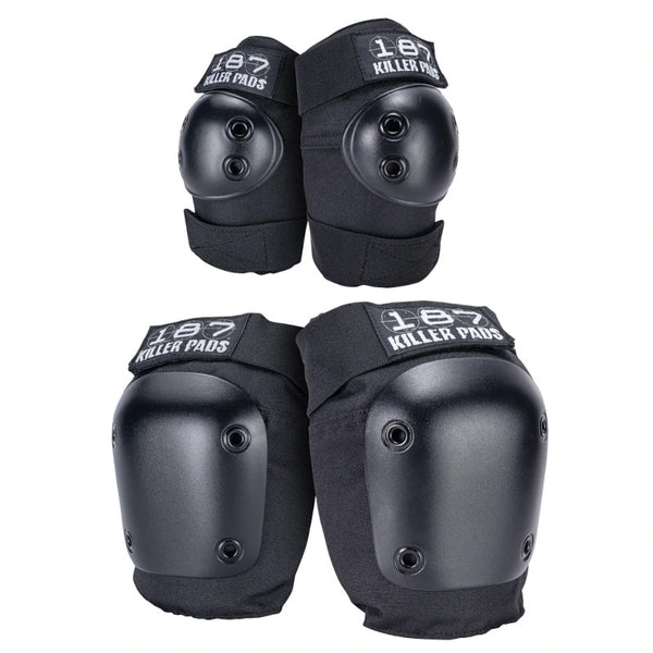 187 Pads 4 Combo Pack Adult  - Black