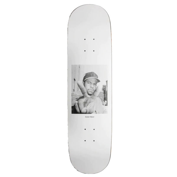Color Bars Deck Ice Cube Peace White 8.25