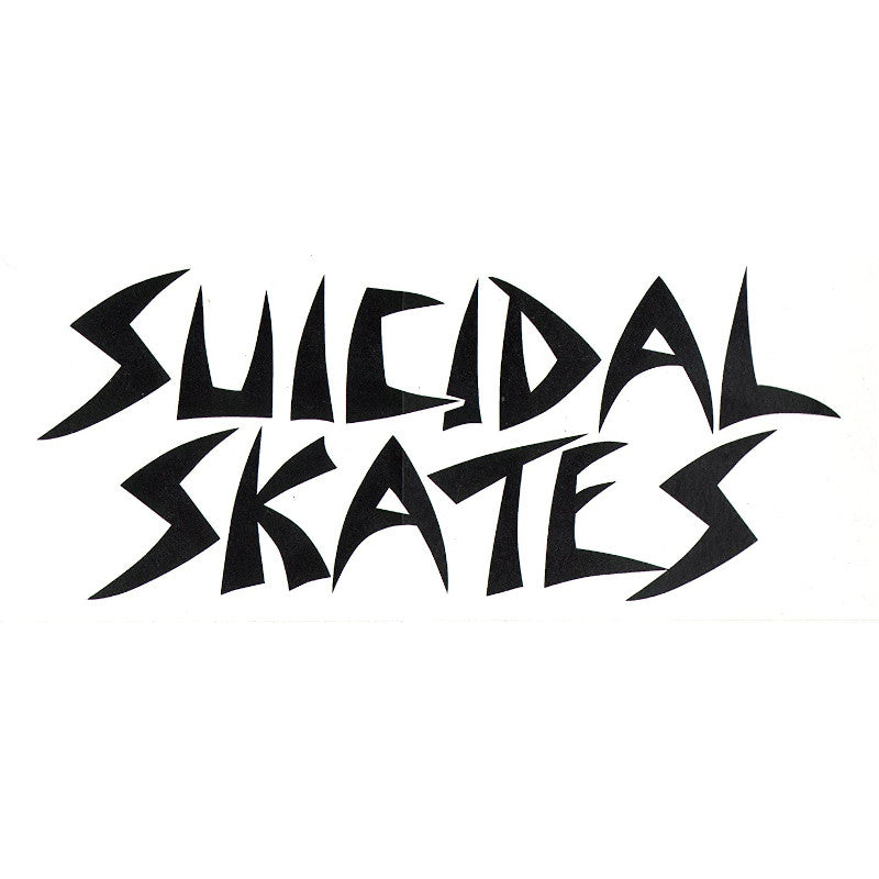Dogtown Sticker Suicidal Skates - Blanc/Large