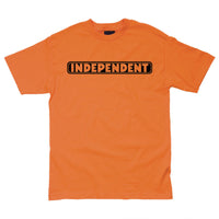 Independent T-Shirt Bar Logo - Orange