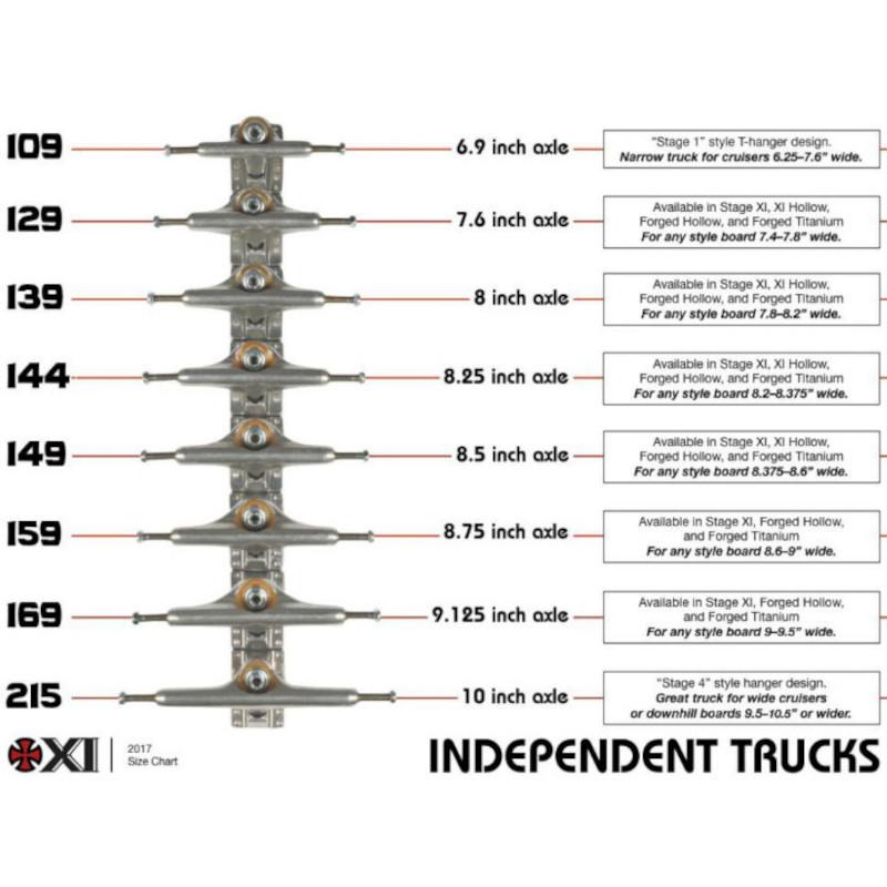 Independent Trucks 169 Forged Titanium - Polished