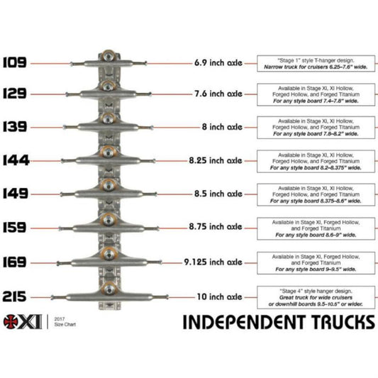 Independent Trucks 129 Forged Hollow - Polished