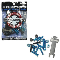 Independent Bolts Genuine Parts 1 Inch Phillips With Tool - Black/Blue