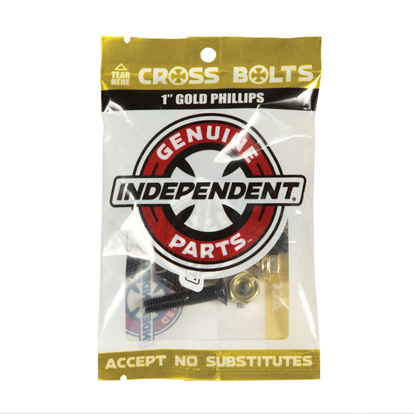 Independent Bolts Genuine Parts 1 Pouce Phillips - Noir/Or