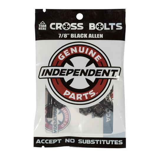 Independent Bolts Genuine Parts 7/8 Inch Allen - Black