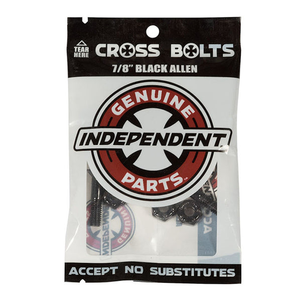 Independent Bolts Genuine Parts 7/8 Inch Allen - Black